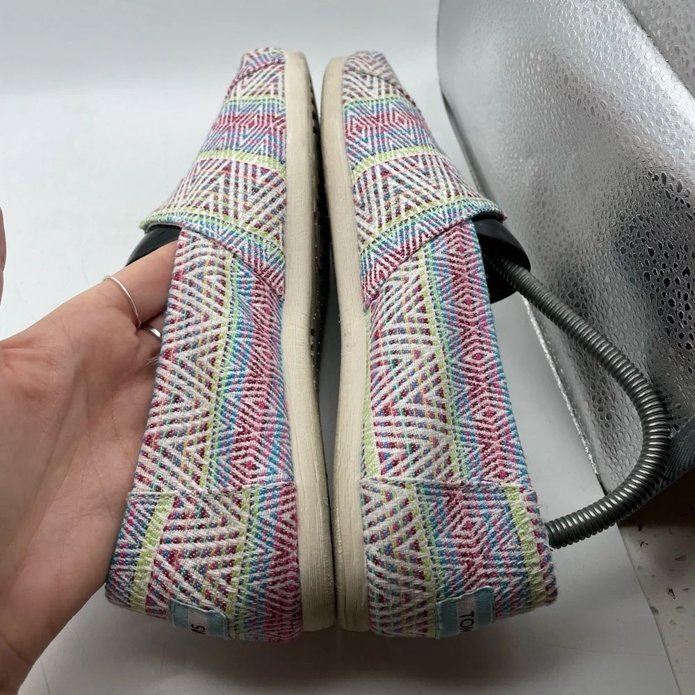 Toms Alpargata Colorful Women's Slip-On Shoes size 8
